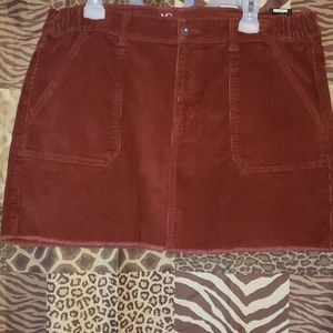 ⭐Red corduroy skirt